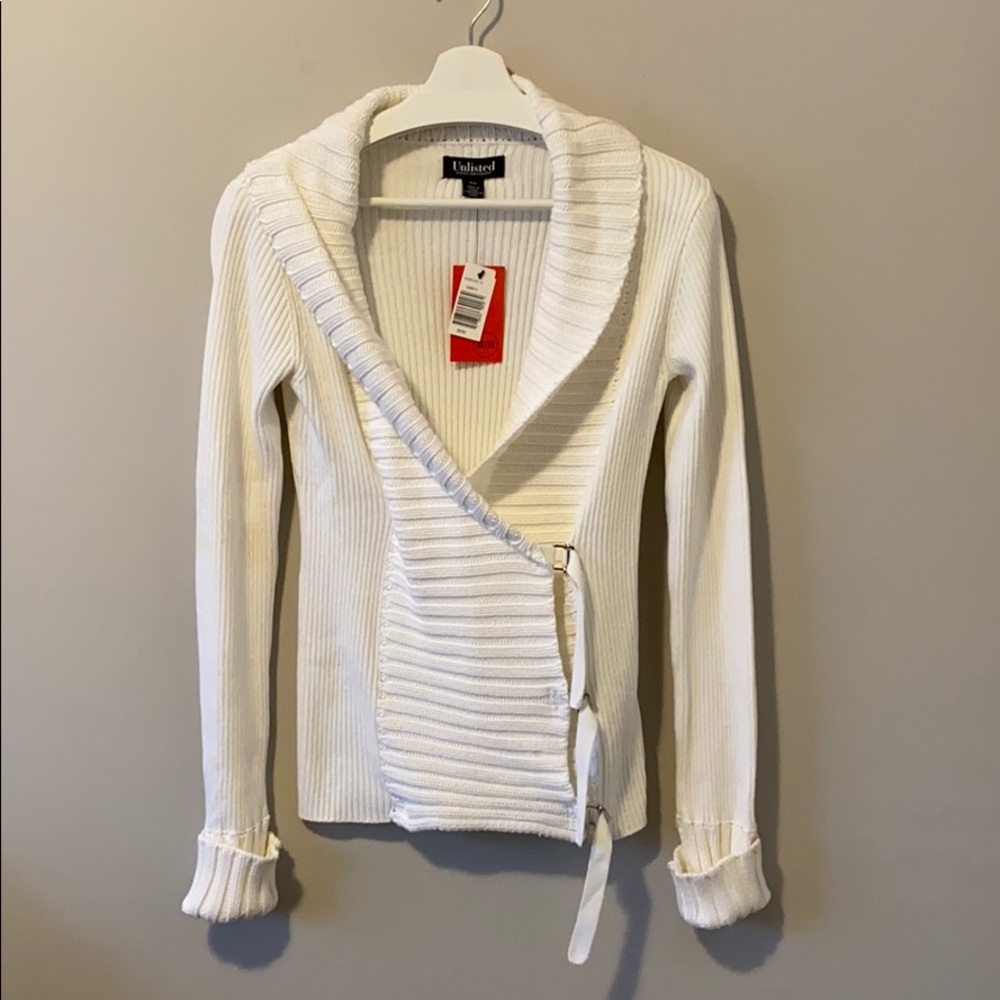 NWT Unlisted Kenneth Cole Cream Sweater